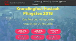 Desktop Screenshot of kranzlingfest.at